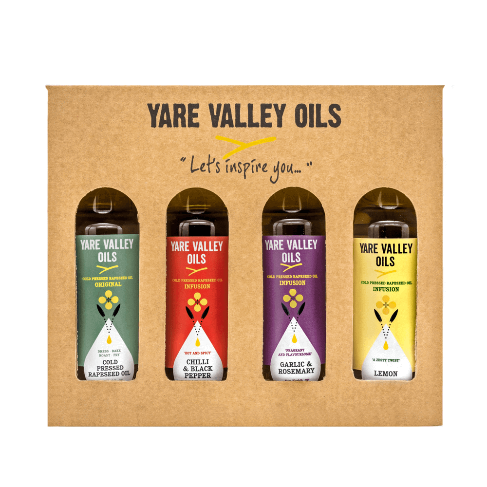Yare Valley 'Let's Inspire You'  4x100ml Gift Selection Box